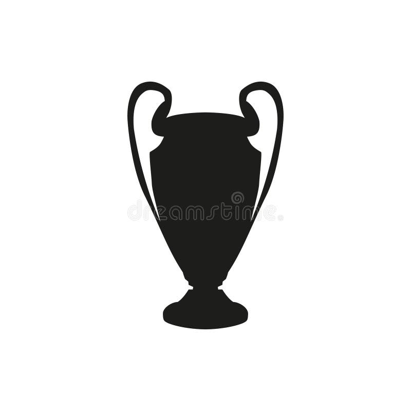 Set of Silhouette of the Champions Cup. Icon Vector Illustration Stock Vector Illustration of
