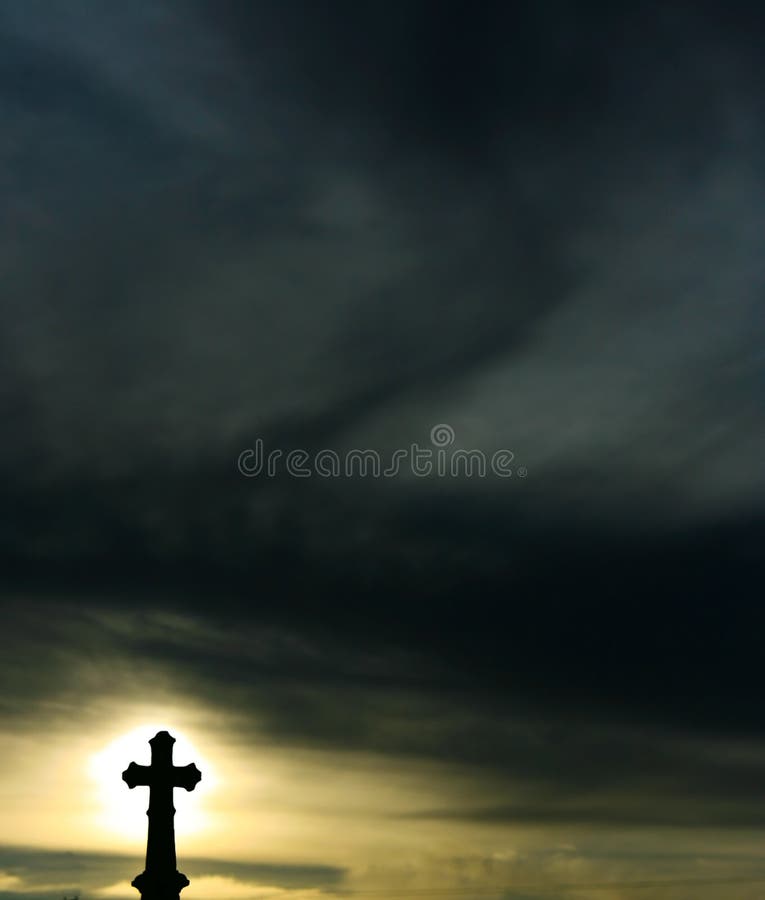 Silhouette of a Cross