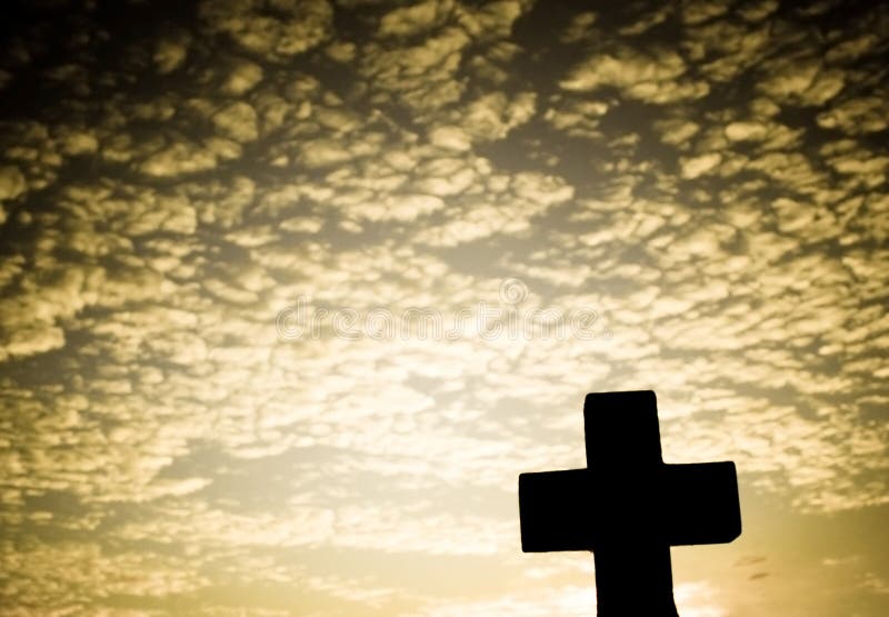 Silhouette of a Cross