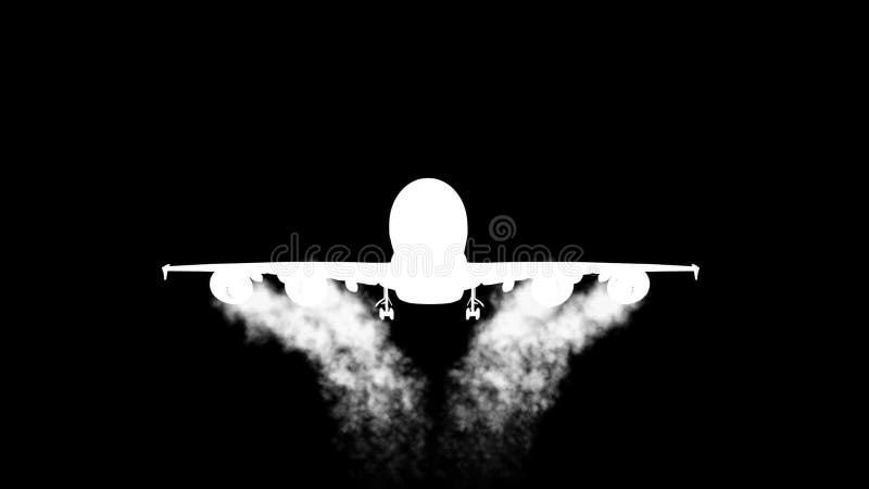 Silhouette d'un avion