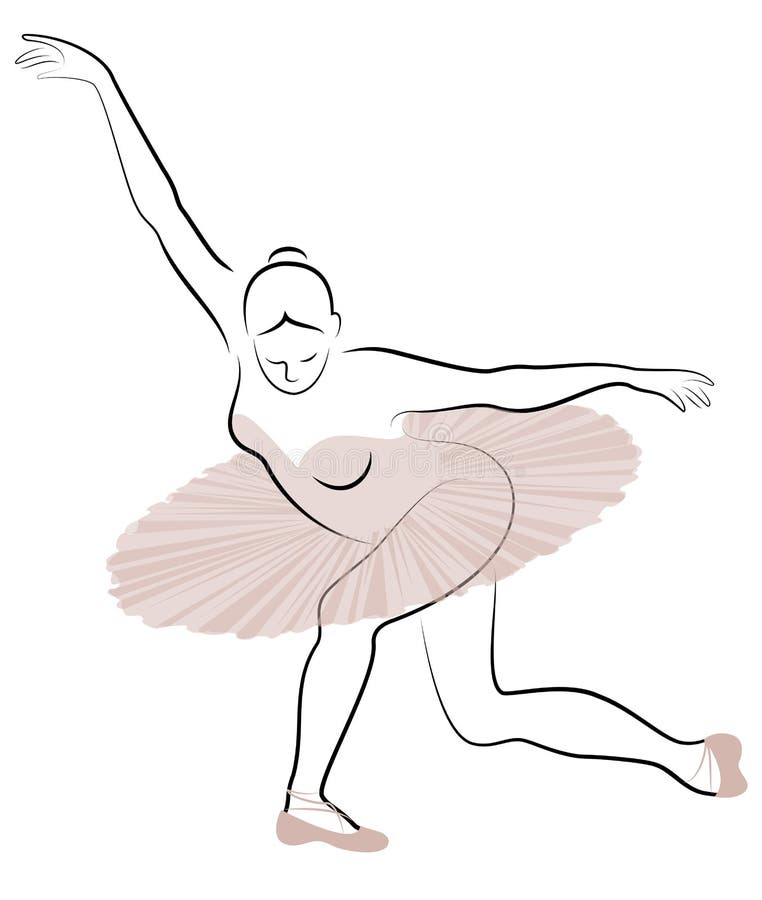 Révérence 1 de ballet illustration stock. Illustration du énergie - 4589891