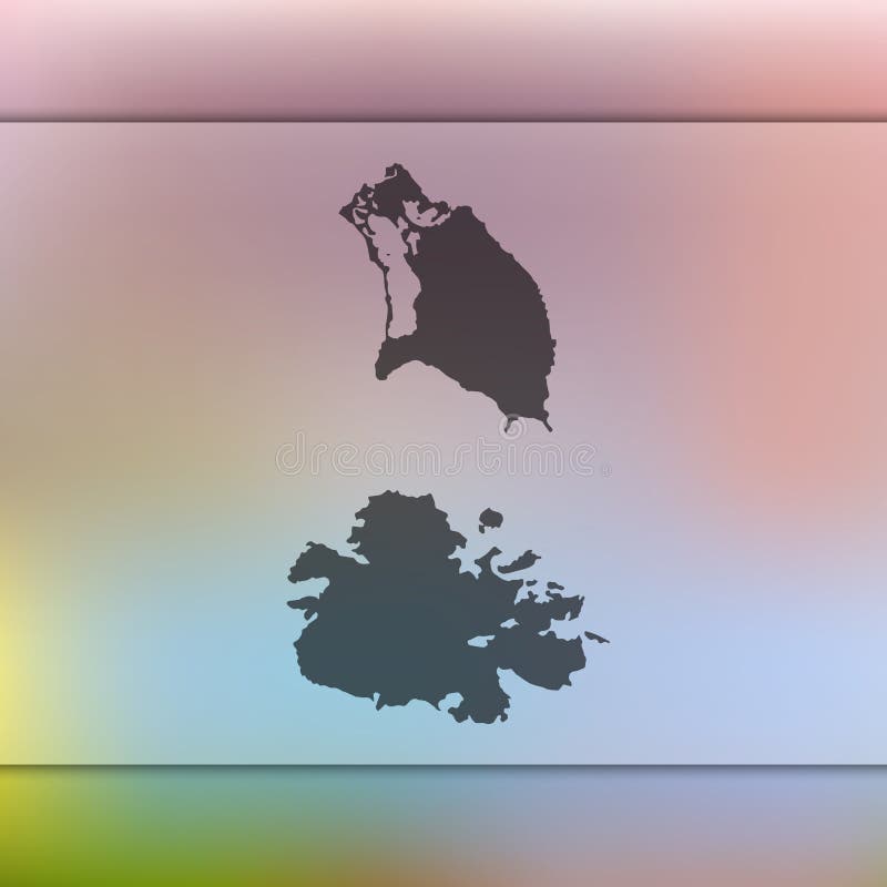 Silhouette de vecteur de carte de l'Antigua-et-Barbuda Fond brouillé illustration de vecteur Silhouette de vecteur de carte de l'Antigua-et-Barbuda Fond brouillé illustration de vecteur