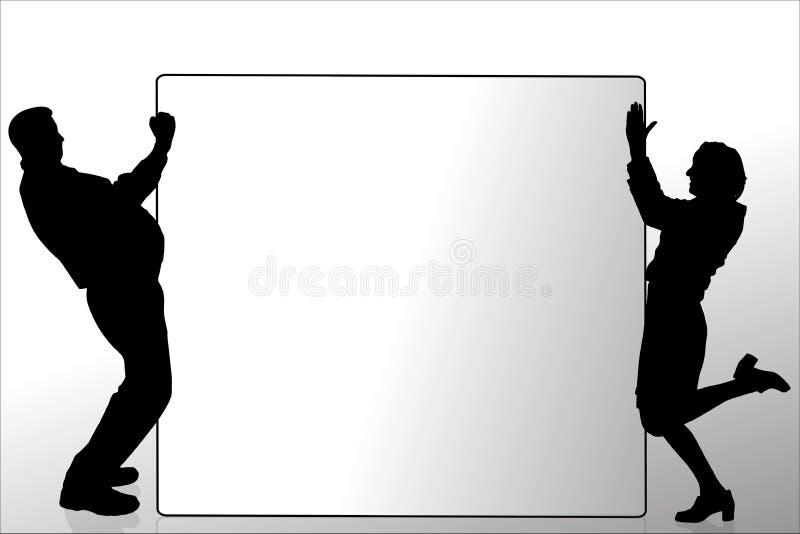 Silhouette de vecteur d'un peuple illustration libre de droits Silhouette de vecteur d'un peuple illustration libre de droits