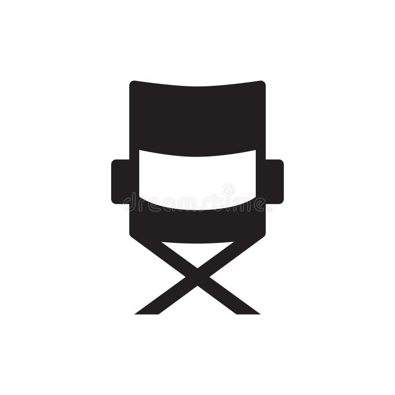 Silhouette of Director S Chair. Vector Illustration Decorative Design