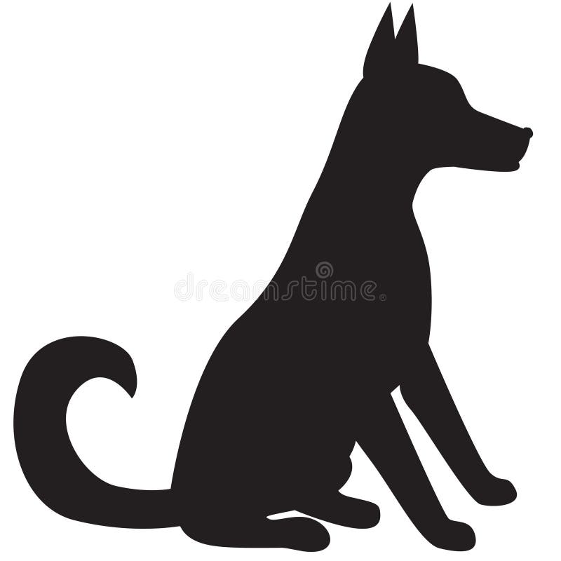Download Silhouette Of Dog Stock Vector - Image: 41585439