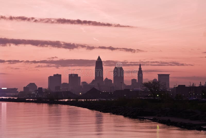 Silhouette of Downtown Cleveland