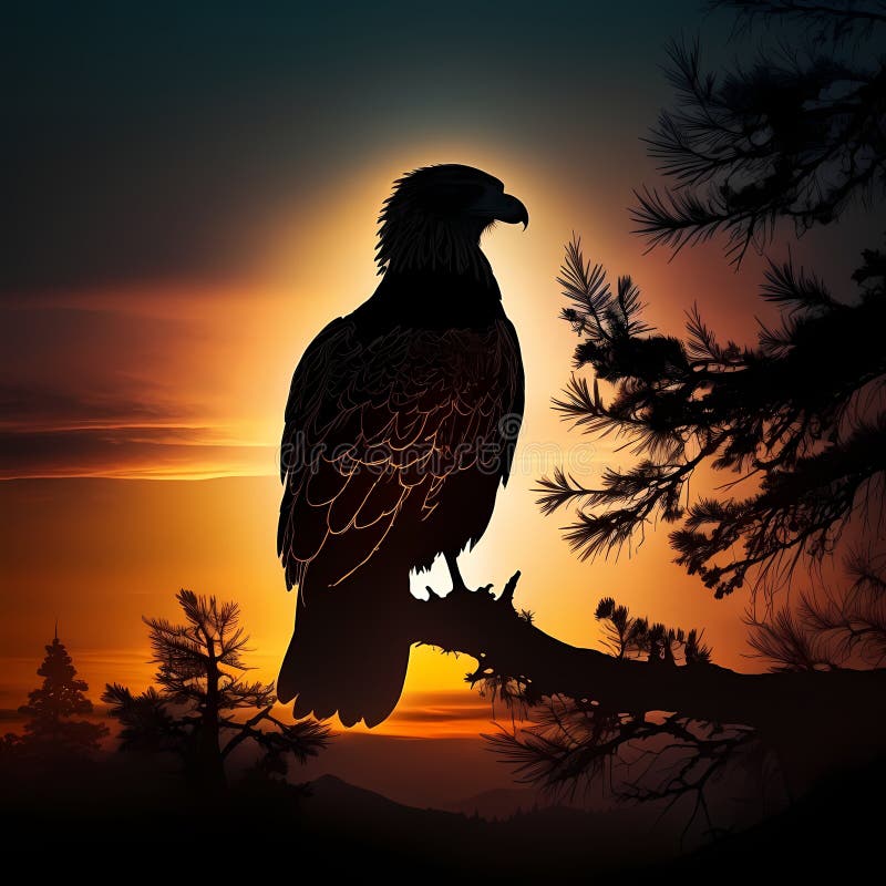626 Golden Eagle Silhouette Stock Photos Free & RoyaltyFree Stock
