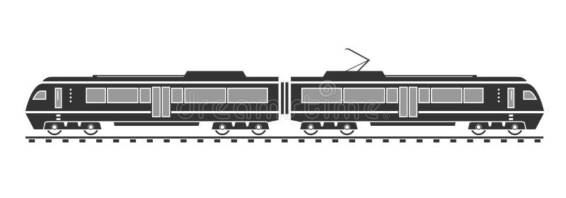 Modern Train Stock Silhouette Stock Illustrations – 103 Modern Train Stock  Silhouette Stock Illustrations, Vectors \u0026 Clipart - Dreamstime, image size:1600x560
