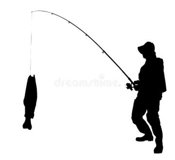 Silhouette Fisherman Stock Illustrations – 12,891 Silhouette Fisherman ...