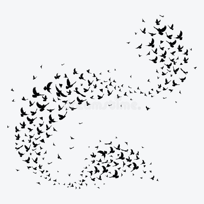 flock of birds tattoo flock of birds tattoo