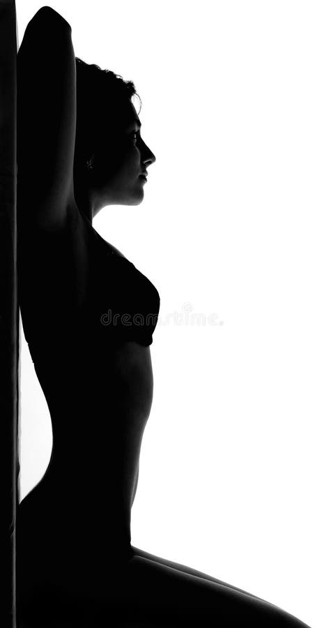 Silhouette girl royalty free stock images Silhouette girl royalty free stock images