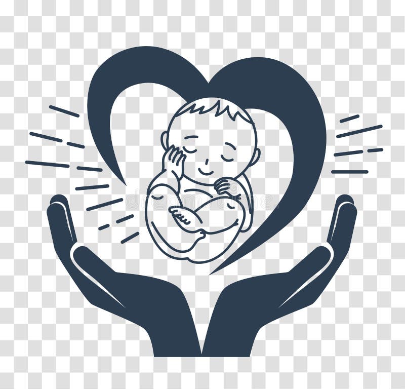 Silhouette icon of the birth of a child vector illustration Silhouette icon of the birth of a child vector illustration