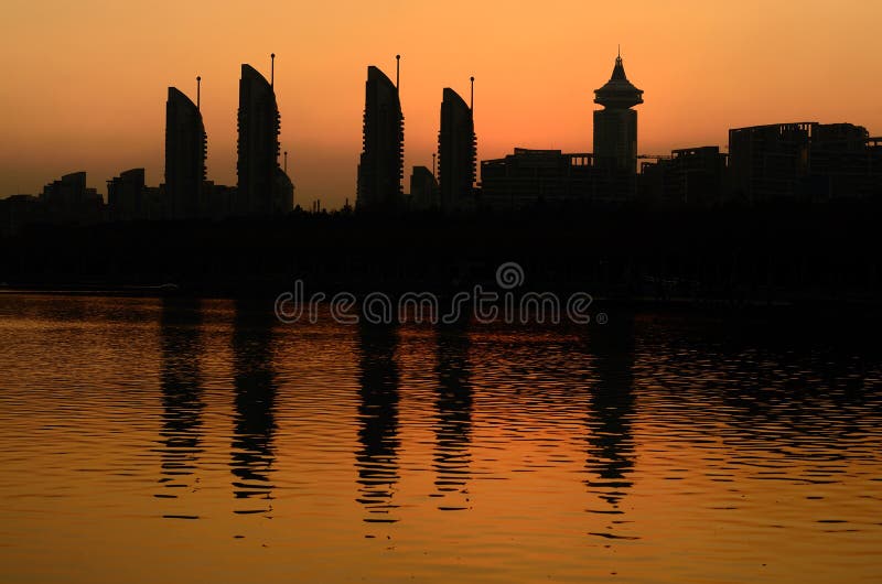 Silhouette Images of Modern Residential Buildings