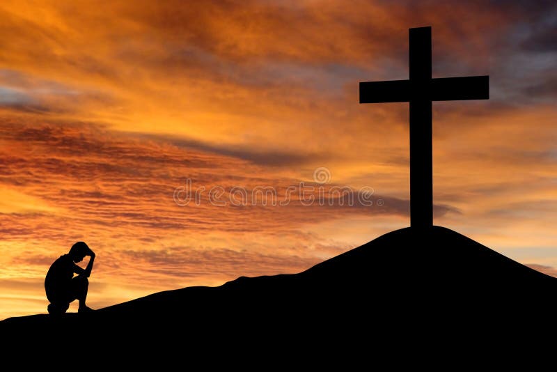 Man Thinking Jesus Cross Stock Photos - Free & Royalty-Free Stock Photos  from Dreamstime