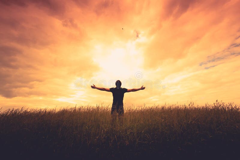 Praise Silhouette Stock Images - Download 1,654 Royalty Free Photos