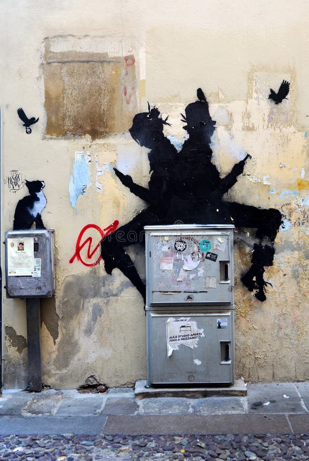 Street Art in Padua Italy stock photography Street Art in Padua Italy stock photography
