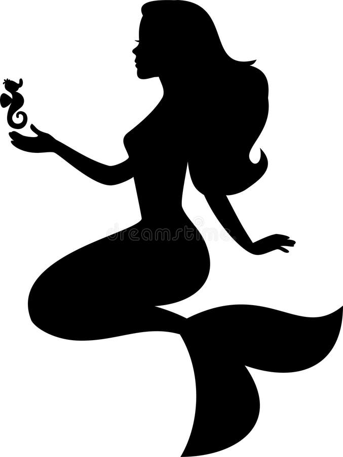 Silhouette Mermaid