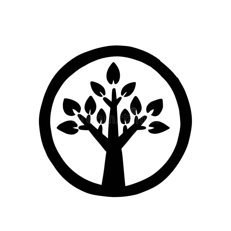 Silhouette-Monochrome-Vektorgrafik lizenzfreie abbildung