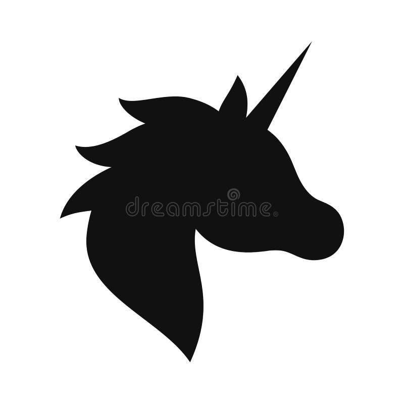 Silhouette noire de licorne Dessin d'illustration de vecteur, d'isolement illustration stock Silhouette noire de licorne Dessin d'illustration de vecteur, d'isolement illustration stock