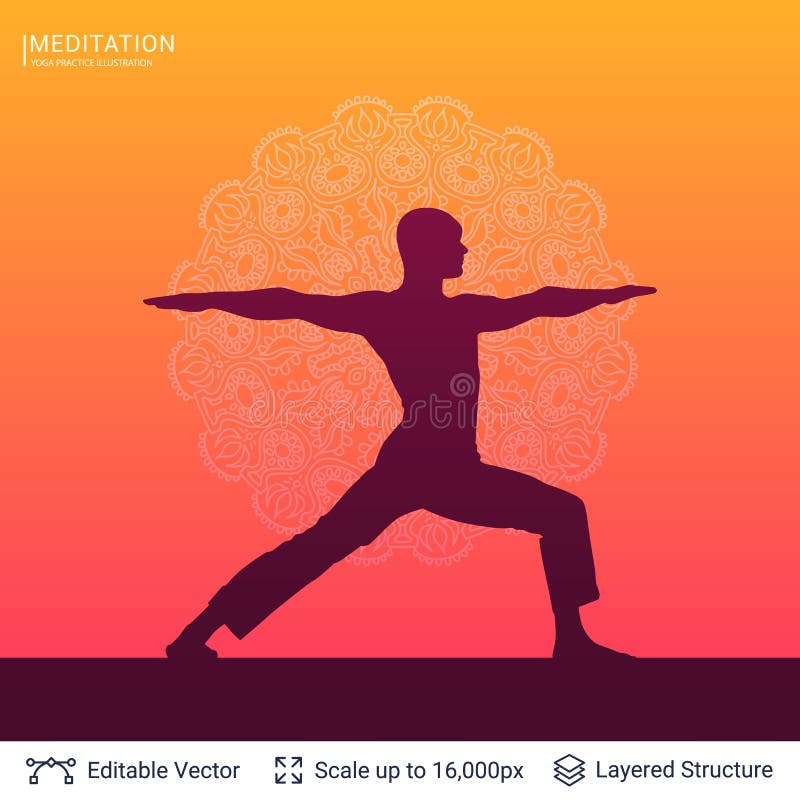 Premium Vector | Vector silhouettes of yoga poses on a white background  vector illustration