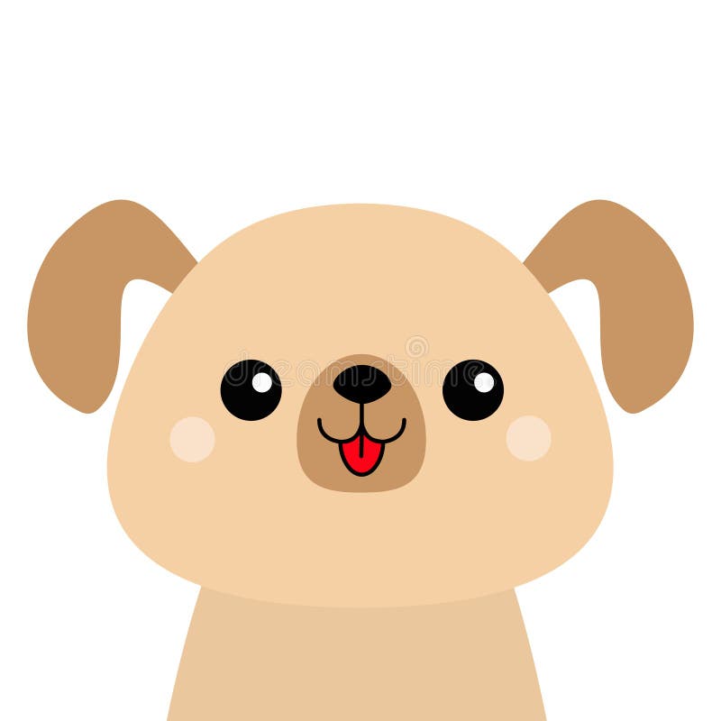 Silhouette principale heureuse de visage de chien de bande dessinée Caractère mignon de cabot Animal de Kawaii Chiot drôle de béb illustration de vecteur Silhouette principale heureuse de visage de chien de bande dessinée Caractère mignon de cabot Animal de Kawaii Chiot drôle de béb illustration de vecteur