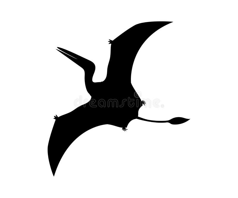 Pterodactyl Silhouette Clip Art