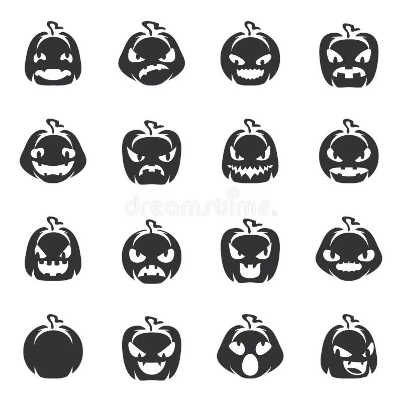 Witch Hat Decoration Halloween Jack O Lantern Pumpkin Scary Faces Smile ...