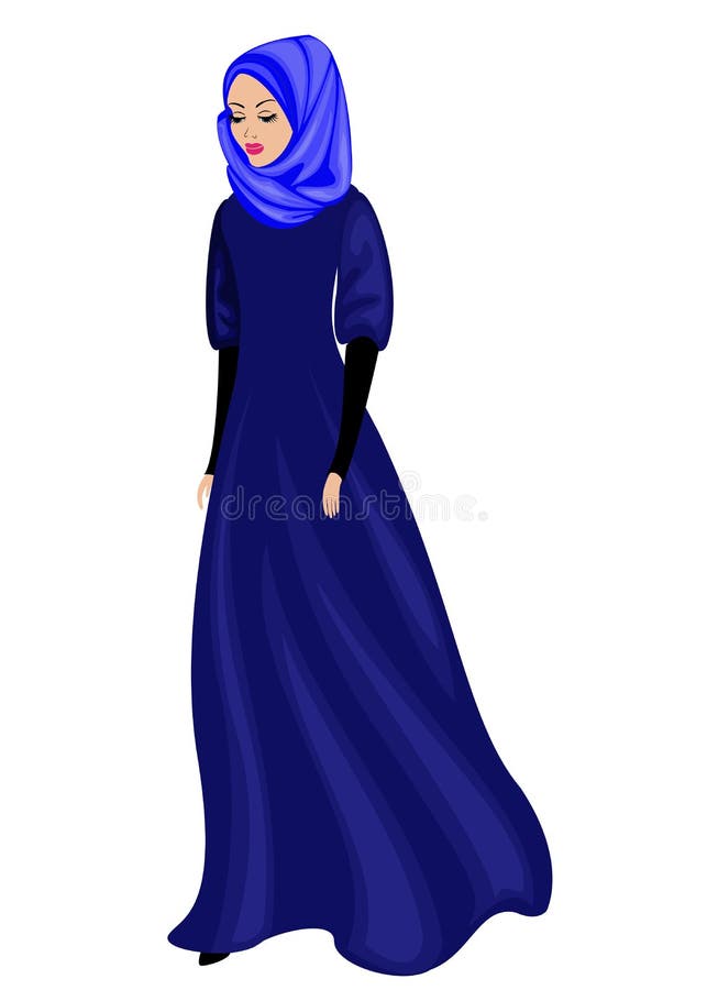 vector beautiful girl in hijab, cartoon color flat style. Can be used for  avatar profile picture. 16384879 Vector Art at Vecteezy