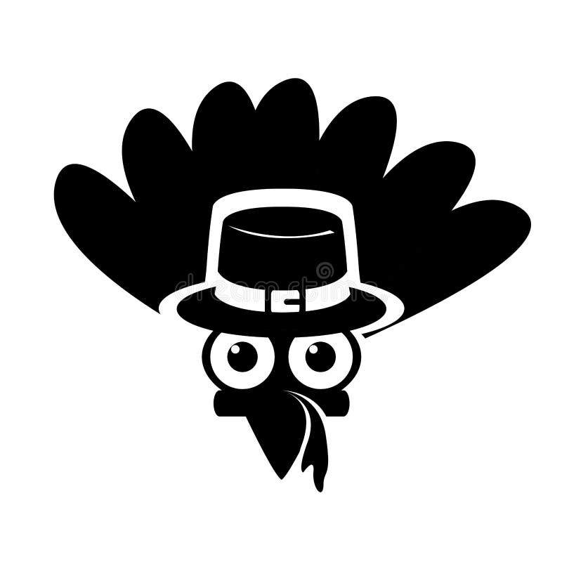 Download Turkey Silhouette On A Group Of Leaves Stock Vector ...