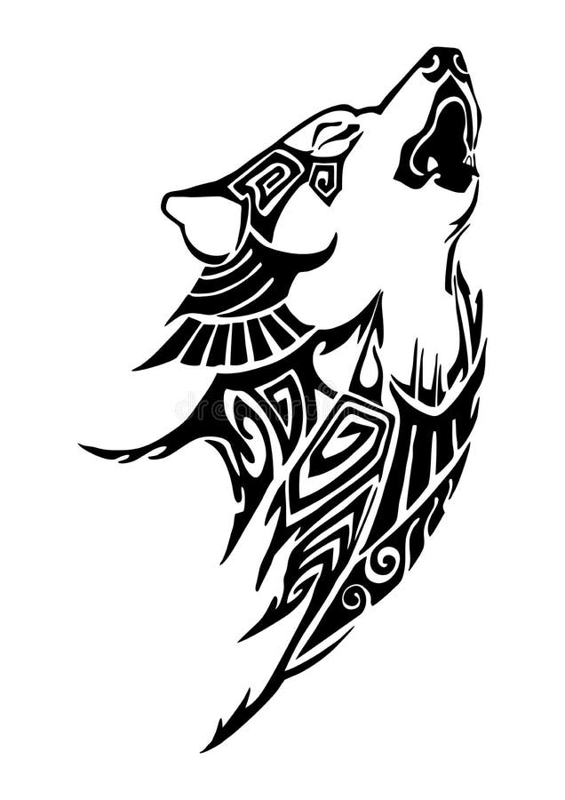 wolf tribal tattoos designs arm