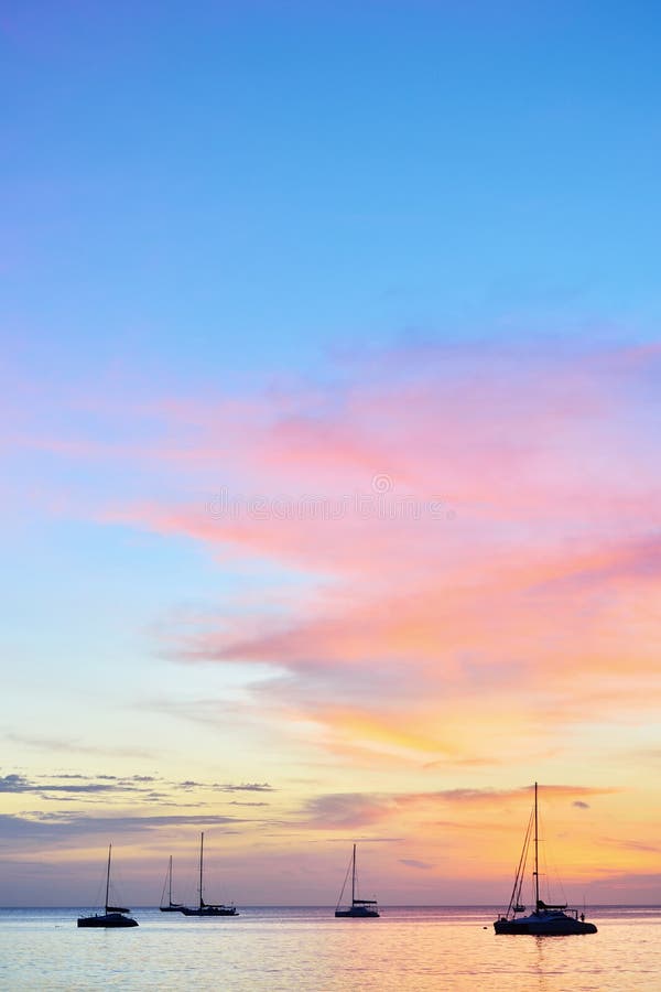 Silhouette of Yacht