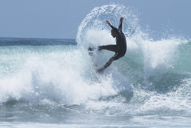 Silhouetted Surfer 1