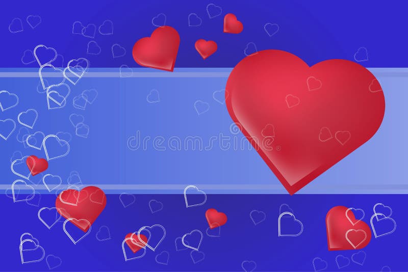 Silhouetten van hartsymbolen met een plaats in het kader van de tekst Mooie feestelijke achtergrond voor de dag van Valentine ` s stock illustratie Silhouetten van hartsymbolen met een plaats in het kader van de tekst Mooie feestelijke achtergrond voor de dag van Valentine ` s stock illustratie
