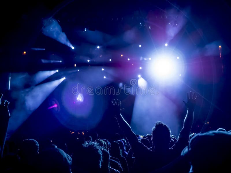 Concert Crowd stock image. Image of rhythm, happiness - 15538189