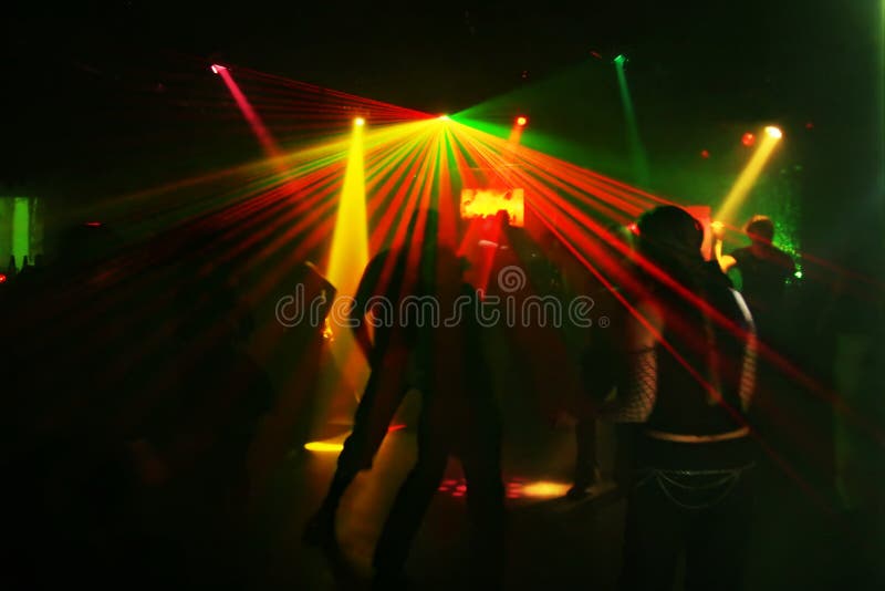 Silhouettes of dancing teenagers stock photos Silhouettes of dancing teenagers stock photos