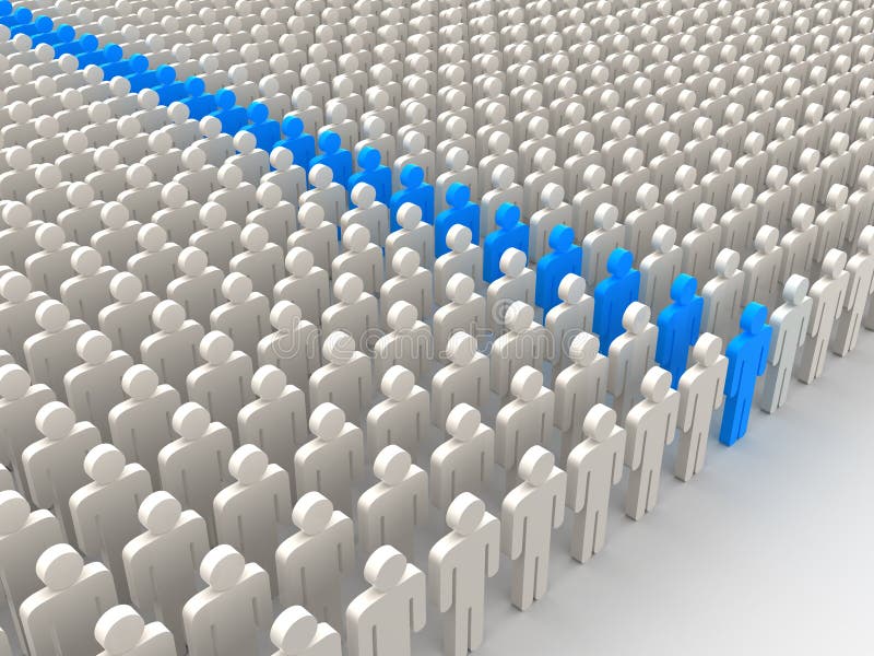 Silhouettes of people vector illustration