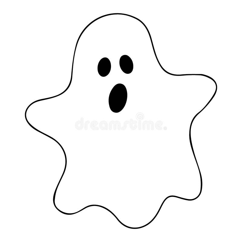 Halloween bonito e feliz fantasma branco png em um fundo