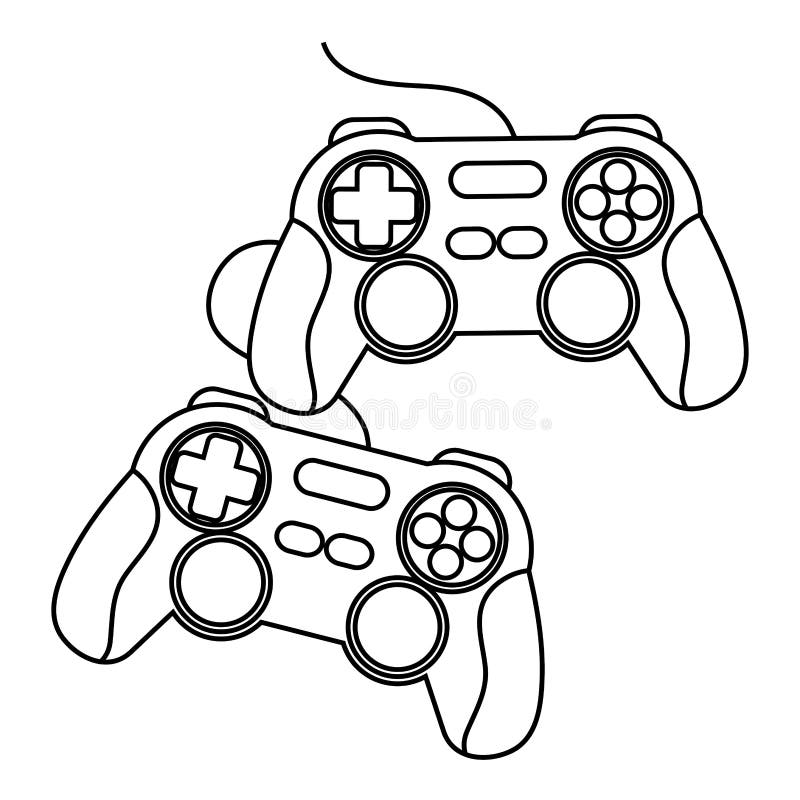 controle de video game jogo. esporte tecnologia desenho animado
