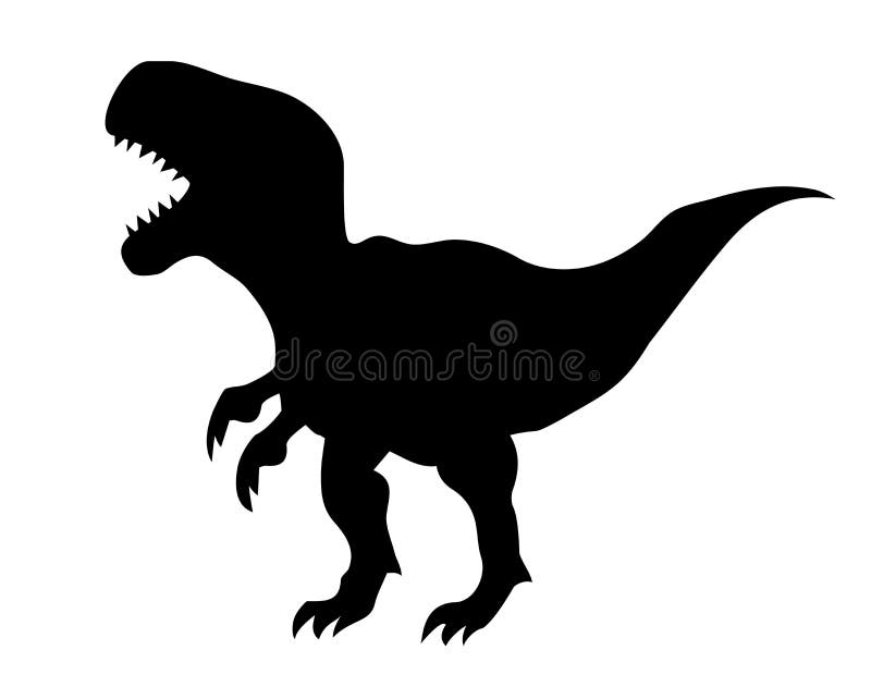 Fundo de mão desenhada t-rex, Vetor Premium