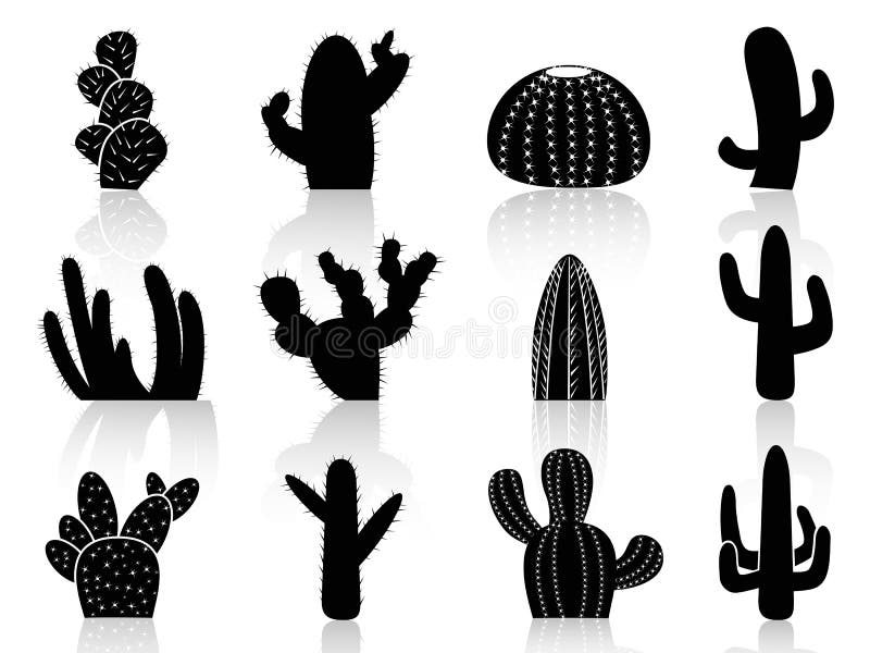 Ilustração De Cacto De Desenho Animado Royalty Free SVG, Cliparts, Vetores,  e Ilustrações Stock. Image 94884701