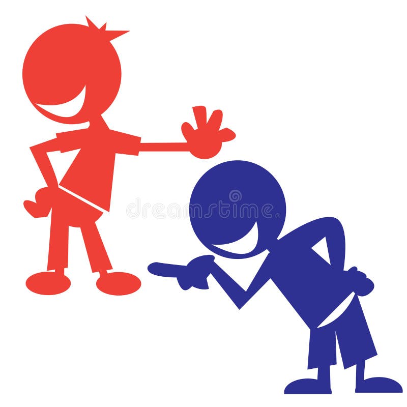 Silhuetas dos miúdos ilustração royalty free Silhuetas dos miúdos ilustração royalty free