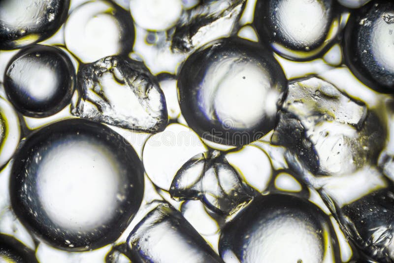 Silica Gel for Moisture Control, Absorbent Particles Under a Light