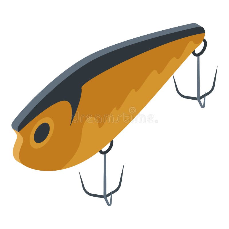 Silicon fish lure icon, isometric style. Silicon fish lure icon. Isometric of silicon fish lure vector icon for web design isolated on white background royalty free illustration Silicon fish lure icon, isometric style. Silicon fish lure icon. Isometric of silicon fish lure vector icon for web design isolated on white background royalty free illustration