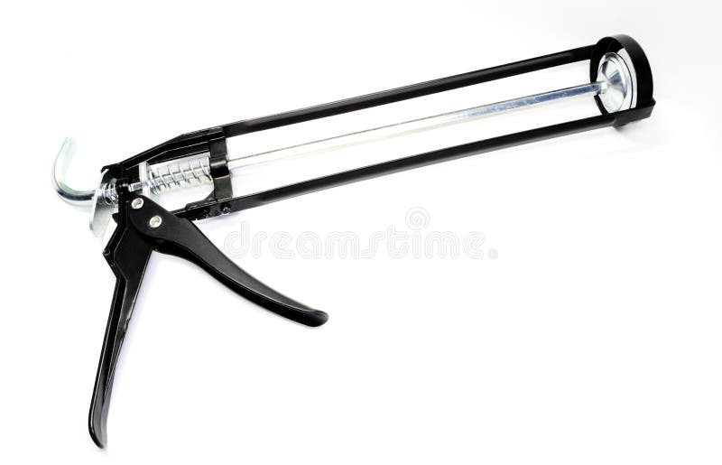 Silicone glue gun stock image. Image of hold, mechanical 28090031