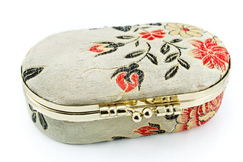Silk case for jewelry stock photo. Image of container 22414974