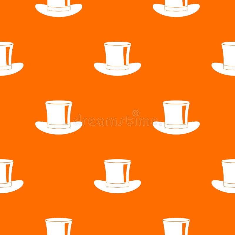 Silk hat pattern seamless stock vector. Illustration of repeating ...