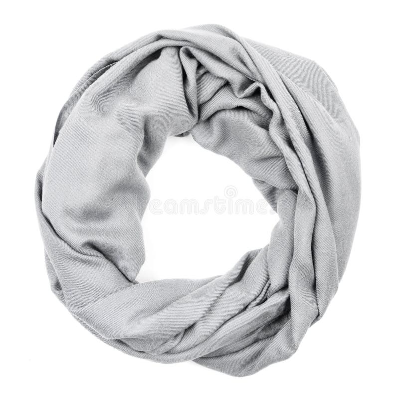Silk Scarf Beige Silk Scarf Isolated On White Background Stock Photo -  Download Image Now - iStock