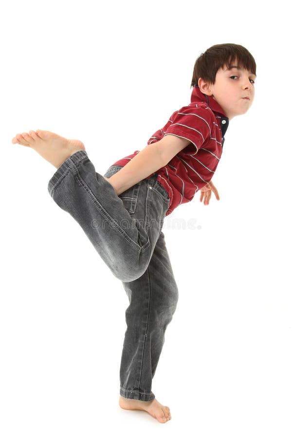 Silly Dancing Boy royalty free stock photos Silly Dancing Boy royalty free stock photos