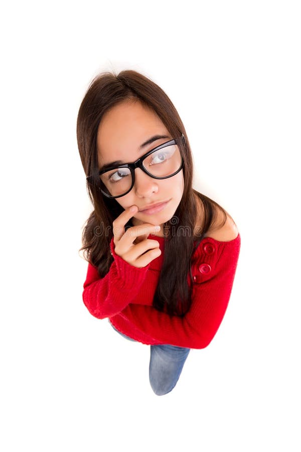 Silly woman stock photo. Image of creative, concept, background 36005954