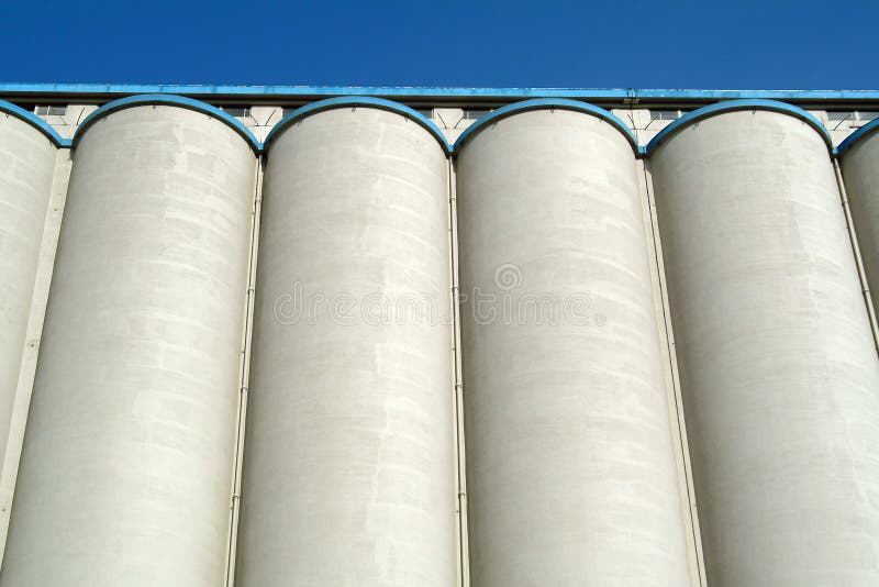 Silo of cereals